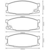 BENDIX 572533B Brake Pad Set, disc brake